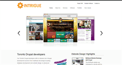 Desktop Screenshot of intriguedesign.ca